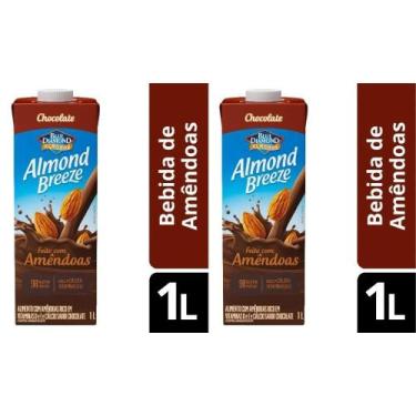 Imagem de Kit 2 caixas bebida à base de amêndoa chocolate blue diamond almond br