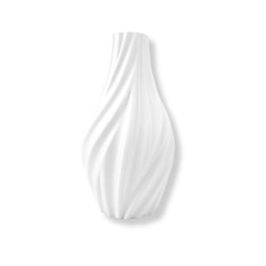 Imagem de Vaso Decorativo Espiral Branco, Preto, Cobre, Azul, Vermelho, Cinza, Dourado E Rosa(Branco)