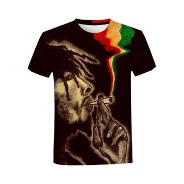 Imagem de Camiseta Unissex Grande De Hip Hop Casual De Manga Curta Harajuku Stre