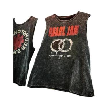 Imagem de Camiseta Regata Vintage De Banda De Rock Para Homens, Estilo Hip-Hop, 