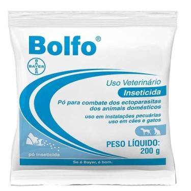 Imagem de Bolfo Inseticida Bayer Carrapaticida Piolhicida Pulguicida 200g - Gana