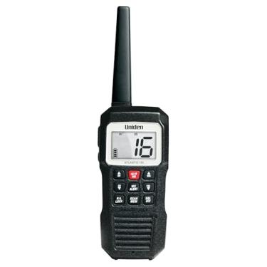 Imagem de Uniden Athlands 150 portátil flutuante impermeável IPX8/JIS8 nível submersível bidirecional VHF rádio marítima
