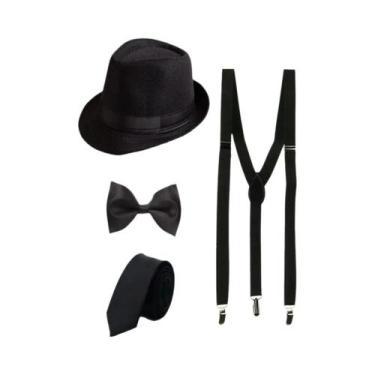 Imagem de Conjunto De Fantasia Masculina Dos Anos 1920 PESENAR: Ternos, Chapéus,