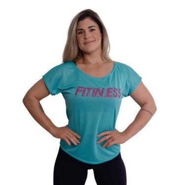Imagem de Camiseta Feminina Dry Furadinho Academia Treino Fitness - FR Moda Fitn
