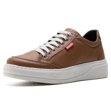 Imagem de Sapatênis Masculino Comfort Caramelo Couro DIfranca - 3026 - Ranster, 