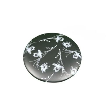 Imagem de Banqueta Baixa de Aço - Ideal para Cozinha Americana, Balcão e Bar, Espaço Residencial ou Comercial, Design Prático e Estável (Preto Floral)