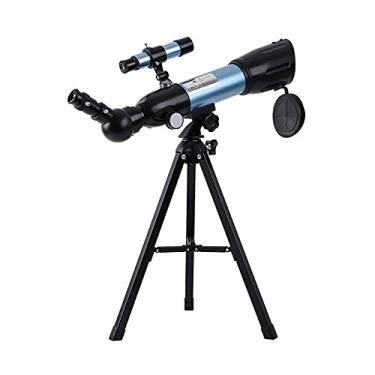 Imagem de pcagfaajmh Telescópio astronômico portátil para astronomia infantil com tripé refletor telescópio para iniciantes, bom parceiro para ver a lua e o planeta