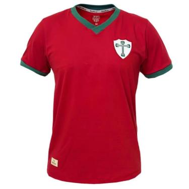 Imagem de Camiseta Portuguesa 1935 Retrô Mania Vermelho-Masculino