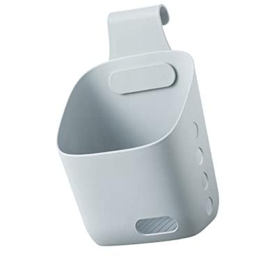 Imagem de Zerodis Cesto de Armazenamento Suspenso Com Gancho de Direção Dupla Caddies de Chuveiro Design de Drenagem Ventilada Empilhável de Plástico Com Placa Removível para Banheiro Cozinha Dormitório