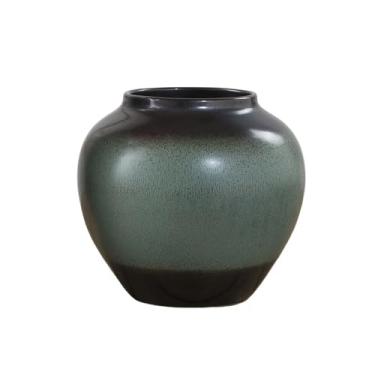 Imagem de Vaso de cerâmica hidropônico flores secas arranjo decorativo retrô casa sala de estar quarto ornamentos vasos de flores (A)