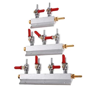 Imagem de Válvulas de Retenção 2/3/4 Way Brewing Gas Manifold CO2 Distribuidor Divisor Integrado Válvulas de Retenção Ferramenta de Fabricação de Cerveja (2 Vias)