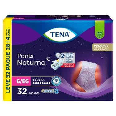 Imagem de Roupa Íntima Tena Pants Noturna Tamanho G/EG Leve 32 Pague 28 e Ganhe 