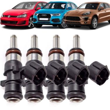 Imagem de 4X Bico Injetor Audi A3 A4 Q3 Q5 Tt A1 Golf Gti Tiguan Macan