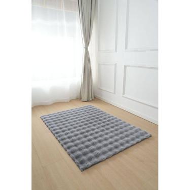 Imagem de Tapete Pelo Alto Ondulado Waves 200X240Cm - Jolitex - Cinza