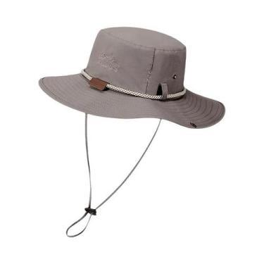 Imagem de Chapéu De Couro Impermeável Masculino Com Proteção UV, Respirável, Par