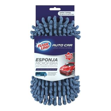 Imagem de Esponja Microfibra para Lavagem Auto Car - Flash Limp