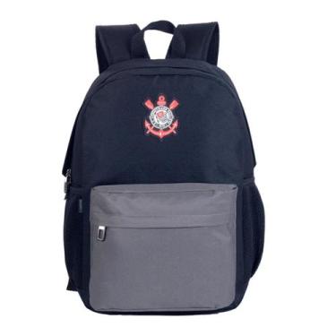 Imagem de Mochila Esportiva Corinthians 14035  Masculino, Preto, Único