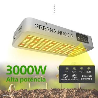 Imagem de Luminária LED Grow Light 3000W com Temporizador - Espectro Completo pa