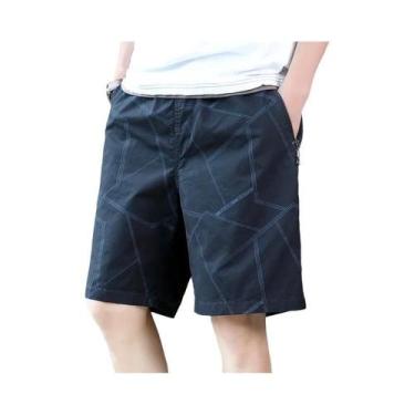 Imagem de Bermuda De Praia Masculina 6XL De Secagem Rápida Com Estampa Casual Pa