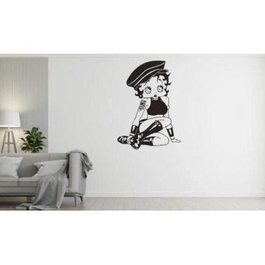 Imagem de Adesivo De Parede Betty Boop - Lojinha Da Luc Adesivos