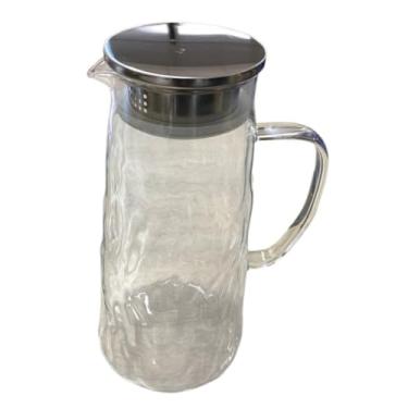 Imagem de Jarra de Vidro Hannover com Tampa Hermética, 1,5L, Transparente com Tampa em Aço Inoxidável