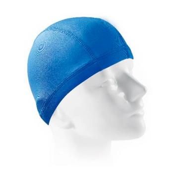 Imagem de Touca de Natação e Hidroginástica Unissex em Poliéster e Poliamida com Costura Reforçada, Secagem Rápida, Ajuste Confortável, Não Machuca (Azul Claro)