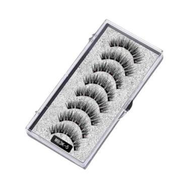 Imagem de Cílios Magnéticos 3D Com Aparência Natural, 5 Cílios Reutilizáveis, Cí