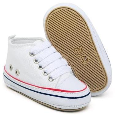 Imagem de Sapato Tênis Bebe Baby Conforto Primeiros Passos Branco-Feminino