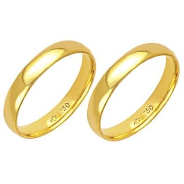 Imagem de Aliança de ouro 18k - 0URO, Ouro, 19