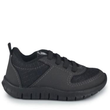 Imagem de Tênis Infantil Molekinho Masculino 2643.104, 23, Preto