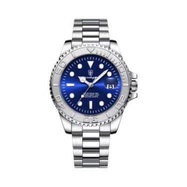 Imagem de Relógio De Quartzo Masculino Militar À Prova d'Água Com Data Luminosa 