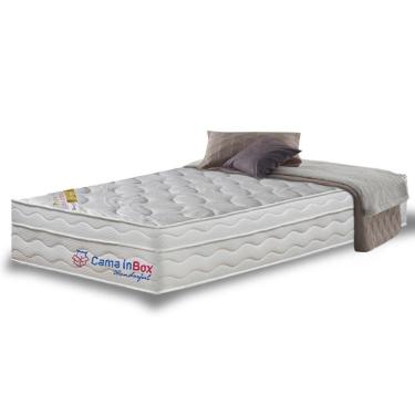 Imagem de Colchão Solteiro Com Molas Ensacadas Cama Inbox Wonderful Branco 88x188x32