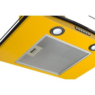 Imagem de Coifa De Parede 70cm Vidro Curvo Slim Nardelli Yellow 110V