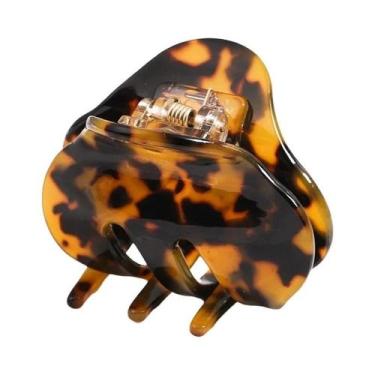 Imagem de Clipes De Cabelo Em Acetato Colorido Em Forma De Losango Para Mulheres