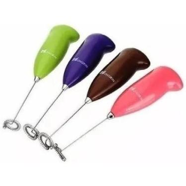 Imagem de Mini Batedor Mixer Milk Shake A Pilha Hongxin