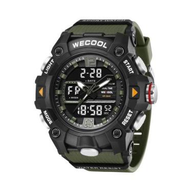 Imagem de Relógio Digital À Prova d'Água Com Duplo Display WECOOL W-820, Relógio