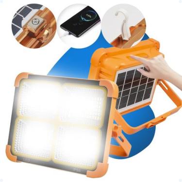Imagem de Refletor Luz De Emergência Portátil IP66 Solar Dimerizável - Hxt