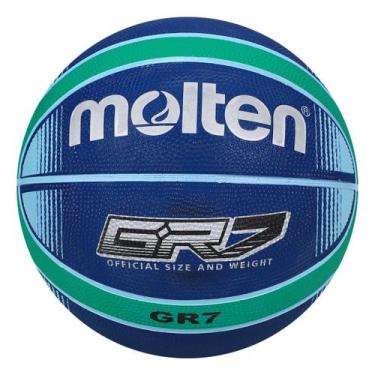 Imagem de Bola De Basquete Molten Premium Bgrx T7, Azul, Verde, Único