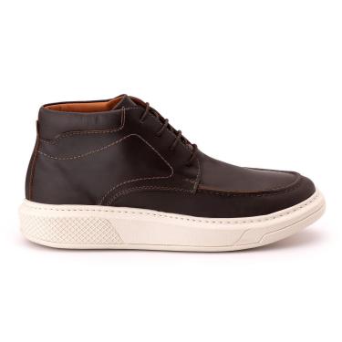 Imagem de Sapatênis Confort Masculina Couro Ligítimo Rústico Durabilidade-Masculino