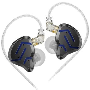 Imagem de Fone KZ ZSN Pro 2 Azul Preto Original 26 ohms Hibrido Retorno de Palco