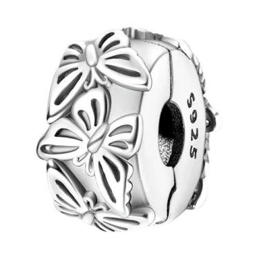 Imagem de Pingente De Prata Esterlina 925 Feminino Com Berloques De Cereja, Mora