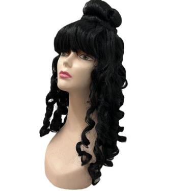 Imagem de Peruca de cosplay Bellas, fantasia de anime, festa de Halloween, 60 cm