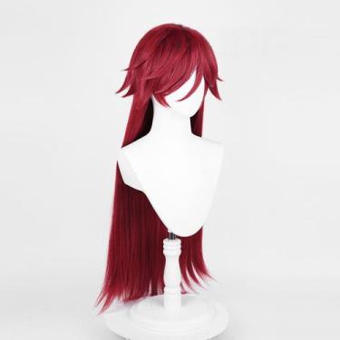 Imagem de Peruca de cosplay preta Butlers Grills Sutcliffs Sutcliffs Synthetic H