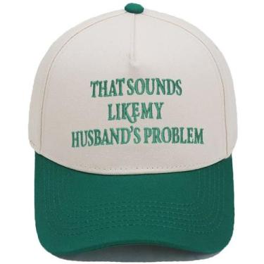 Imagem de Boné de beisebol bordado de algodão Trucker ajustável 56-58cm - Yiweis