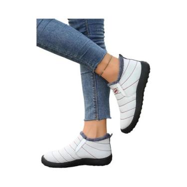Imagem de Botas Femininas De Algodão, Outono Inverno, Quentes, Confortáveis, Ant