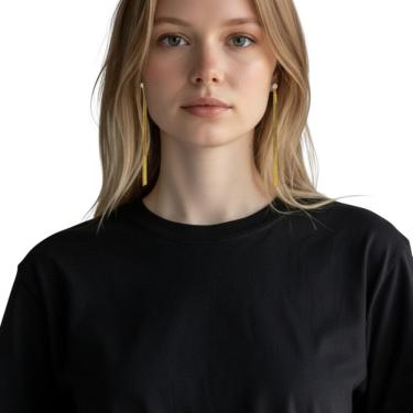 Imagem de Brinco Feminino Banhado a Ouro Semi Jóia Juliana Prado 39021