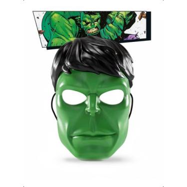 Imagem de Máscara Fantasia Heróis Infantil Marvel Vingadores Diversão -