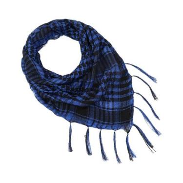 Imagem de Cachecol Unissex Estampado Houndstooth Respirável Para Quatro Estações