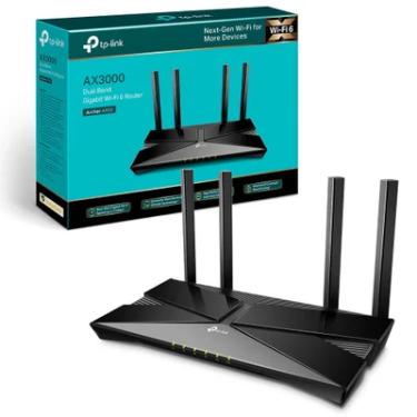 Imagem de Roteador TP-Link Wi-Fi 6, Gigabit Dual Band, AX3000 - Archer AX50 US 1.0
