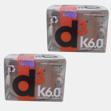 Imagem de Kit com 2und Fita Kinesio Bandagem Elástica 5cmx6mts Fisioterapia Ades